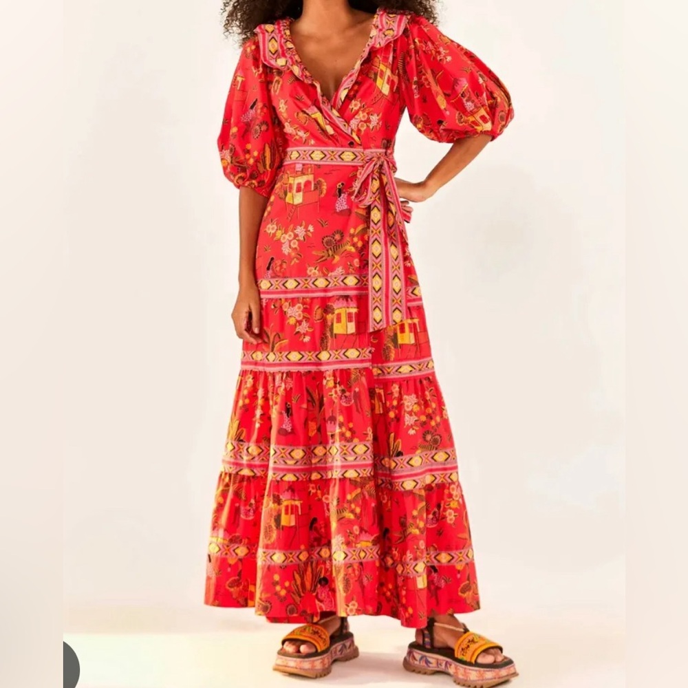 Farm Rio Secret Garden Maxi Dress - Picture 3 of 6